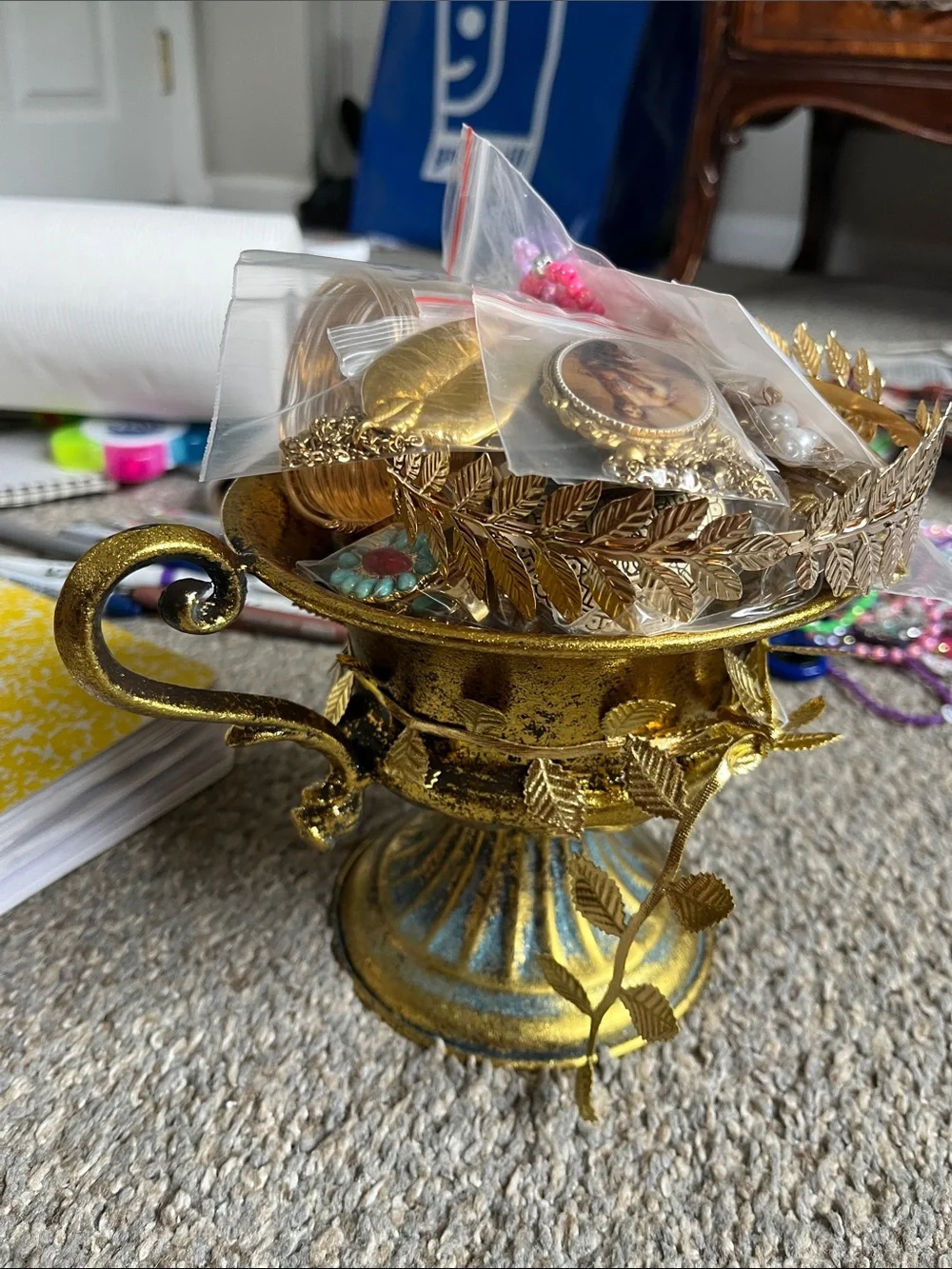 Goddess mystery jewelry jar
